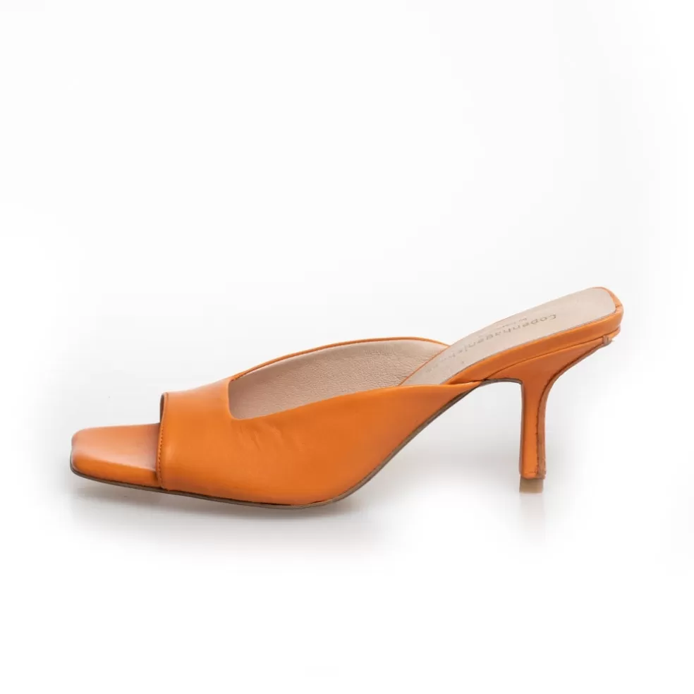 Copenhagen Shoes VIVE LA VIDA / By Josefine Valentin - ORANGE*Dame Sandaler Med Hæl | Stiletter